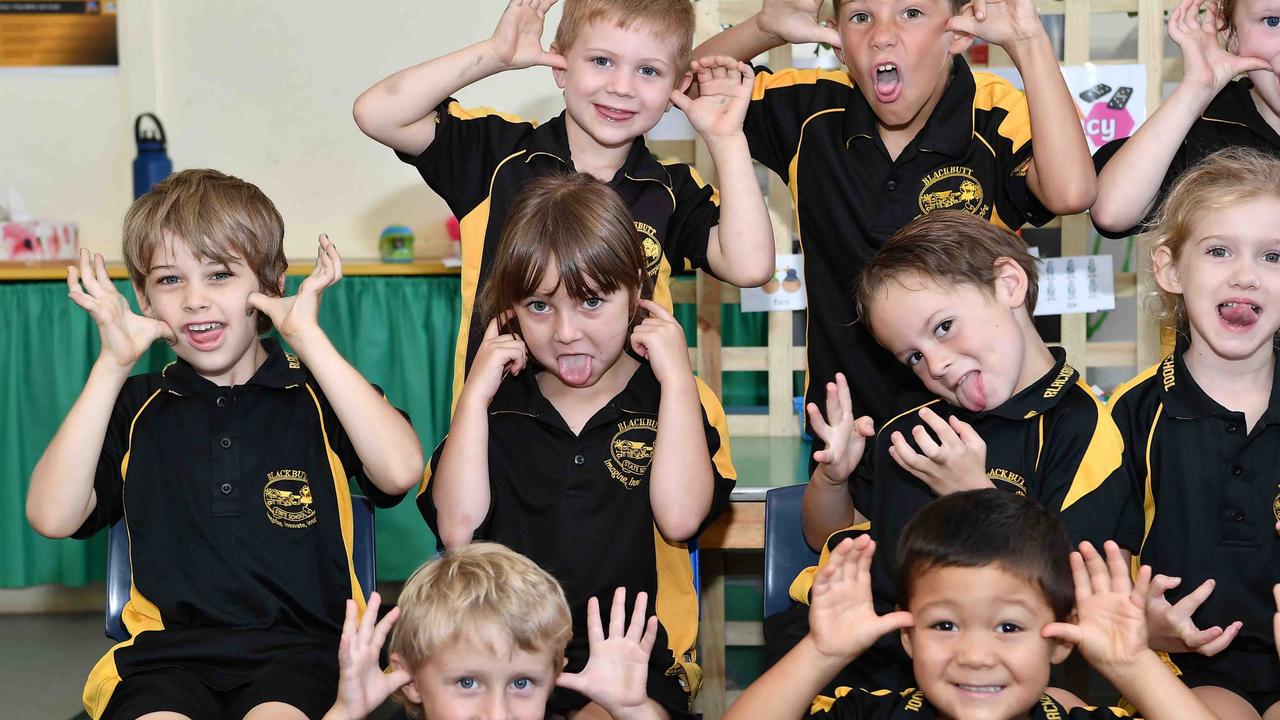 My First Year: Blackbutt State School Preps. Picture: Patrick Woods.