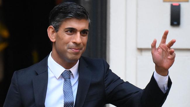 Rishi Sunak has been sworn in as Britain’s Prime Minister by King Charles III on Tuesday. Picture: AFP