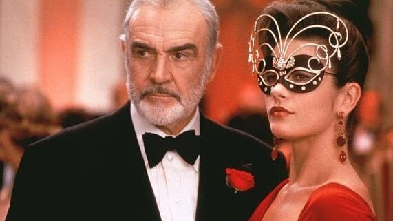 Entrapment: starring Sean Connery and Catherine Zeta-Jones.