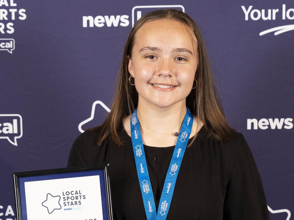 Local Sports Star Awards night at Bankstown Sports Club. Winner Holly Saunders 15, Liverpool.  Photographed 30th October 2018.  (AAP IMAGE/Matthew Vasilescu)