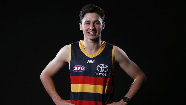 He’s come a long way from the skinny 2018 draftee. Picture: AAP/Daniel Pockett