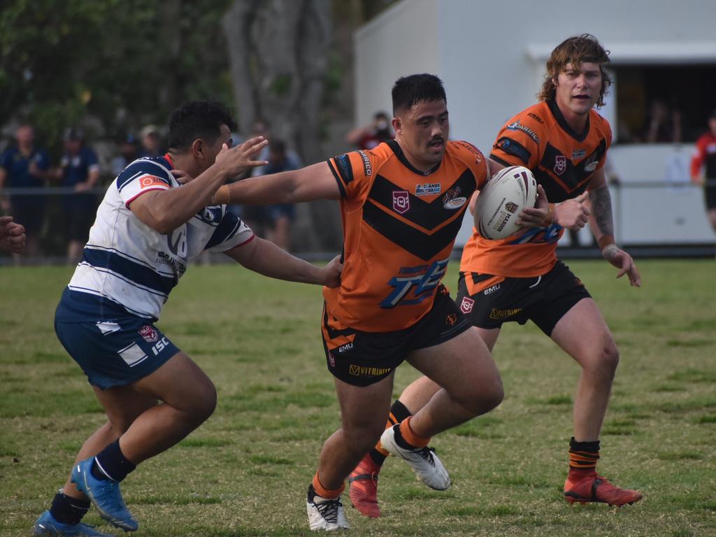 Kimihia Pakipaki-Hemopo in the Wests Tigers v Mackay Brothers grade A semi final rugby league match, August 29, 2021. Picture: Matthew Forrest