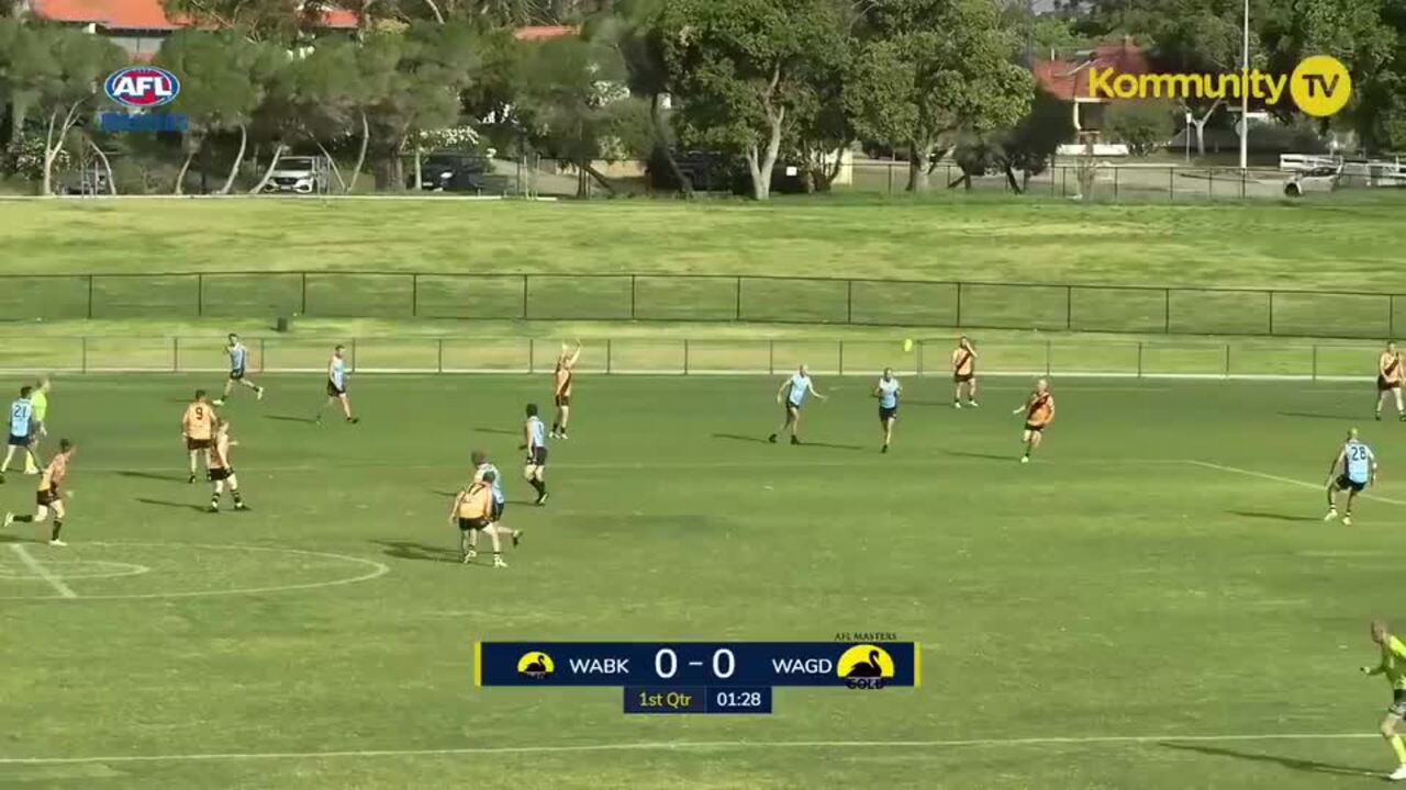 Replay: WA Black v WA Gold (Men 40s) - AFL Masters National Carnival Day 3