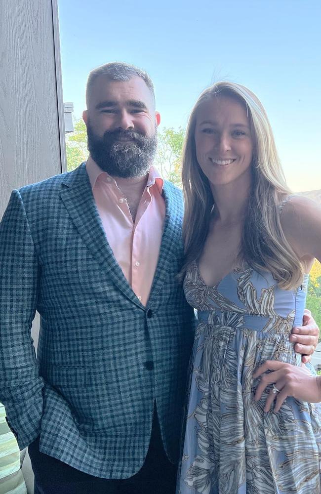 Kylie Kelce is married to former NFL player Jason. Picture: Instagram/@kykelce