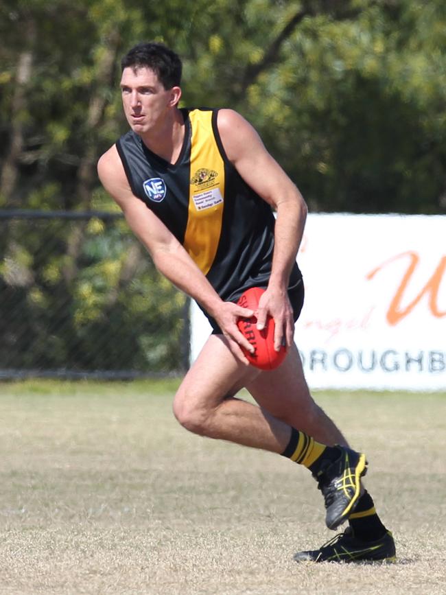 Labrador Tigers #1 Trent Knobel in 2012.