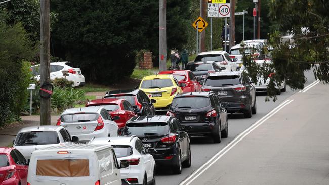 Peak hour traffic returned to the streets after an eight-week hiatus. Picture: David Swift