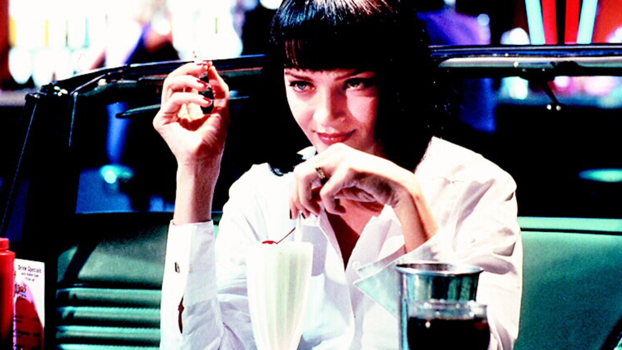 Uma Thurman plays a mobster’s wife in the Quentin Tarantino film, <i>Pulp Fiction</i>.