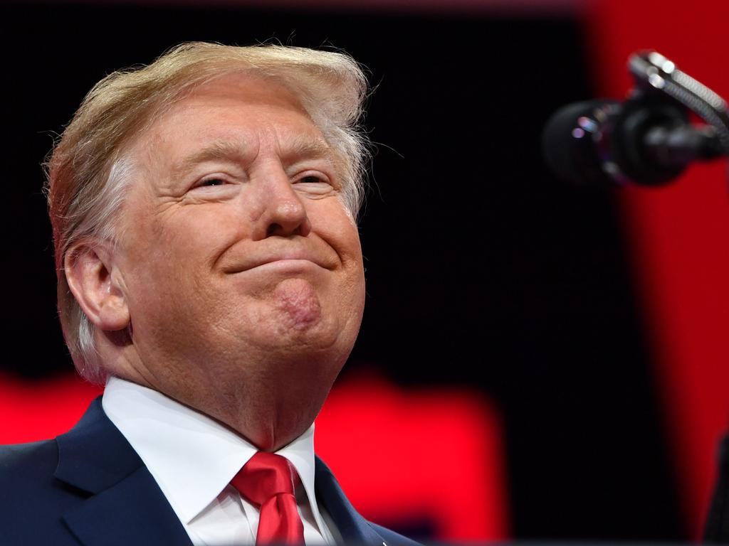 US President Donald Trump speaks during the annual Conservative Political Action Conference (CPAC) in National Harbor, Maryland, on March 2, 2019. Pic: AFP