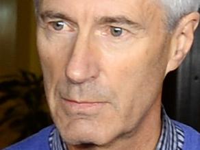 Anthony Foster, whose two of three daughters were sexually assaulted in the 1980s by a paedophile priest, speaks to the media as he leaves the Quirinale hotel in Rome on March 1, 2016, after Vatican finance chief Cardinal George Pell gave evidence via video-link to Australia's Royal Commission into Institutional Responses to Child Sexual Abuse in Sydney for a second of three days. Pell insisted he has the 