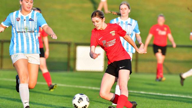 SOCCER: Women's Sunshine Coast Fire V Maroochy Swans. Picture: Patrick Woods.