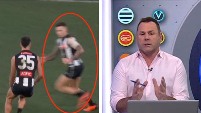 David King took aim at Nick Daicos for some selfish acts on Friday night.