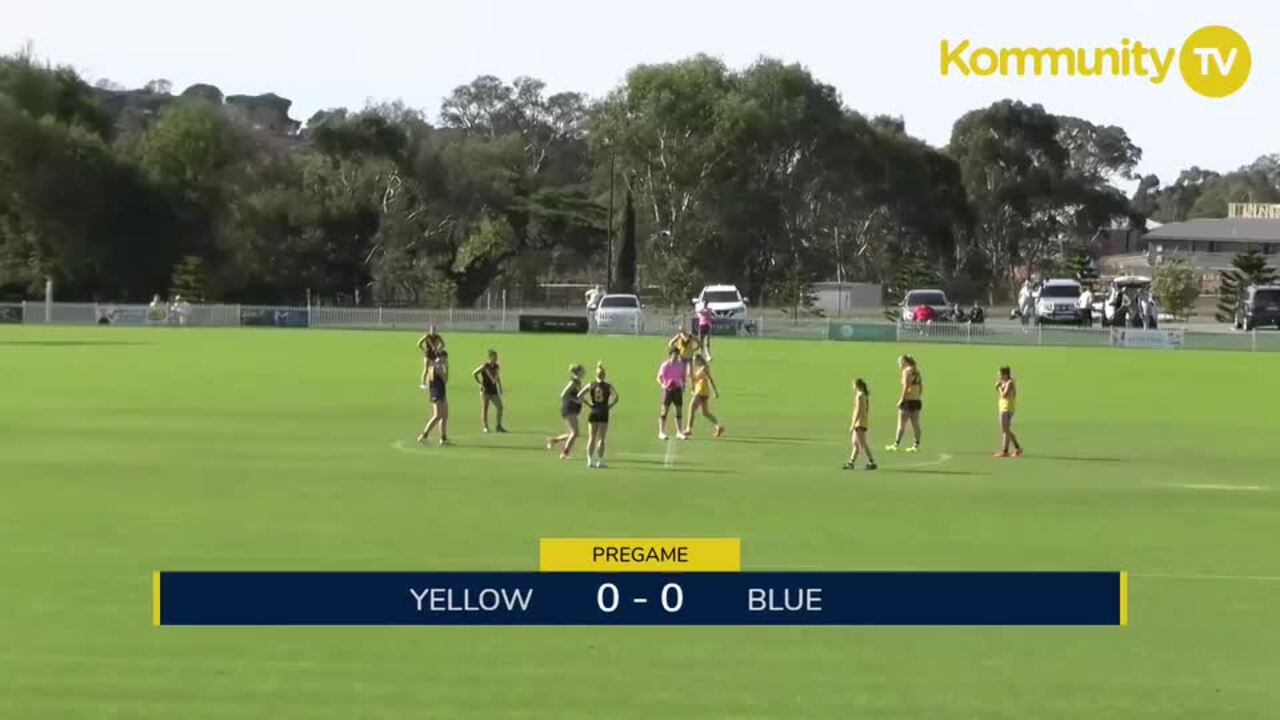 Replay: SA Under 18 Yellow v SA Under 18 Blue - SANFL SA U18 Girls Academy internal trial