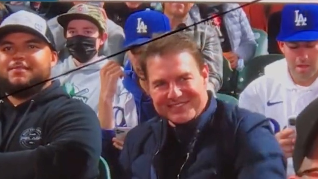 Tom Cruise Attends Baseball Game With Son Connor