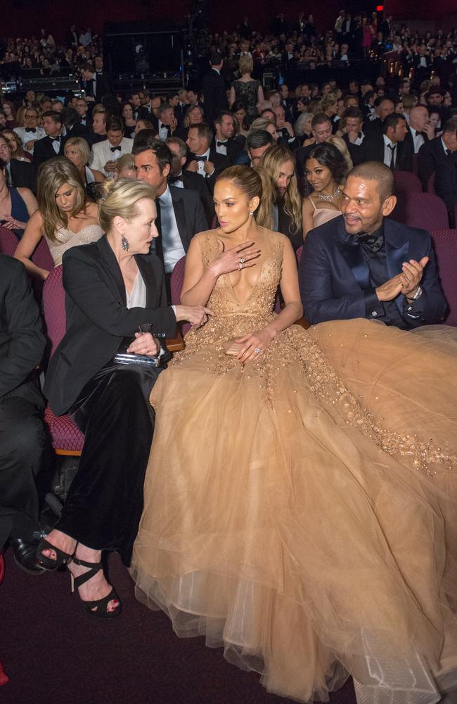 “I swear, Meryl, I paid extra for this guy to put up with my train all night.”