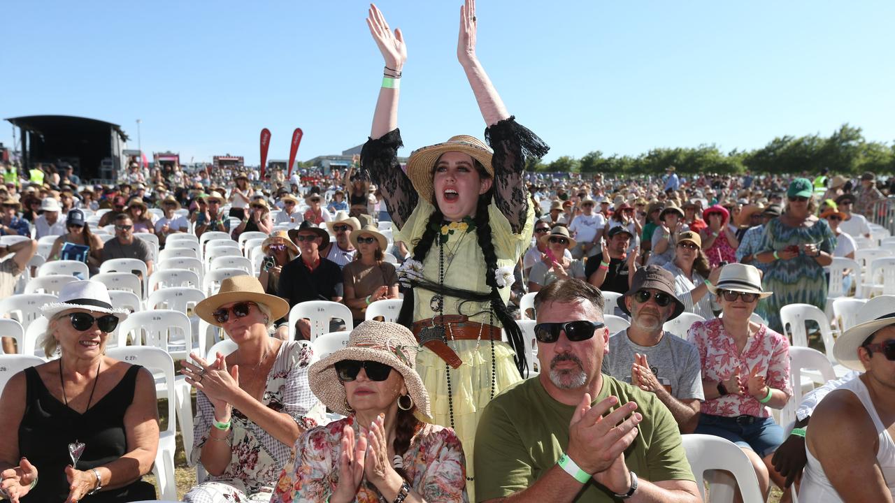 Attendees in the seated sections reaped the rewards of the front row setting. Picture: Mike Dugdale