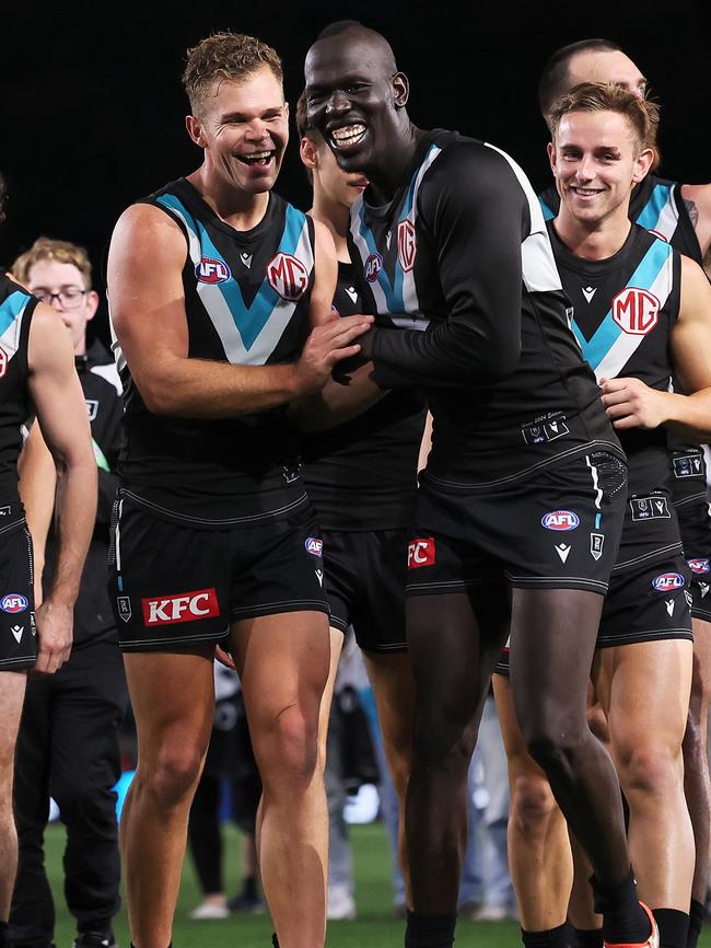 Port Adelaide won a thriller against Freo... (Photo by James Elsby/AFL Photos via Getty Images)