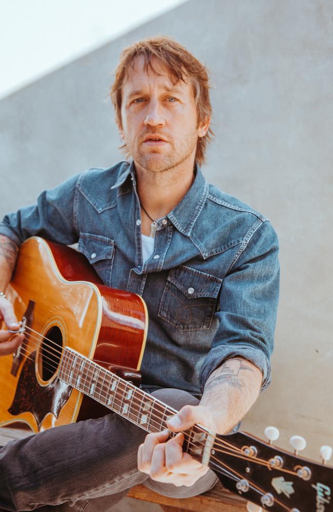 Foo Fighters guitarist Chris Shiflett is releasing a country-rock album, West Coast Town. Picture: Supplied