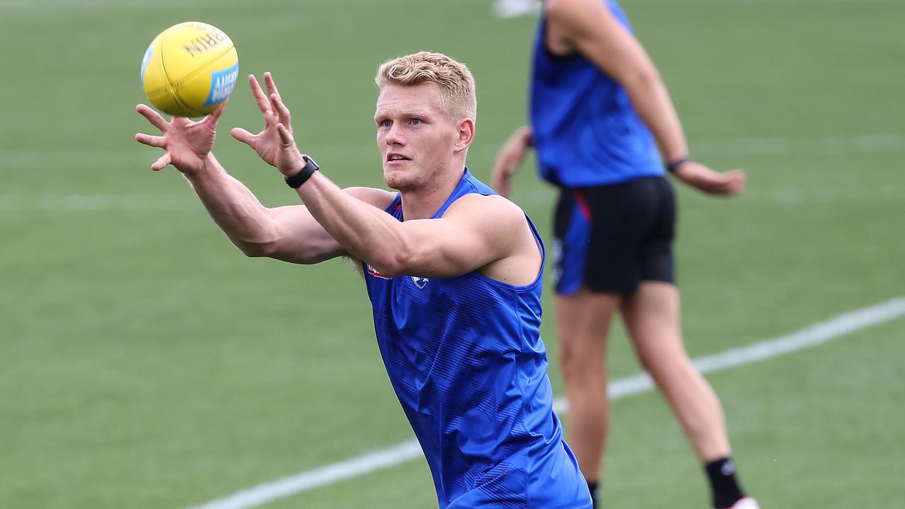The Bulldogs are confident Adam Treloar will be fit for Round 1. Picture: Ian Currie