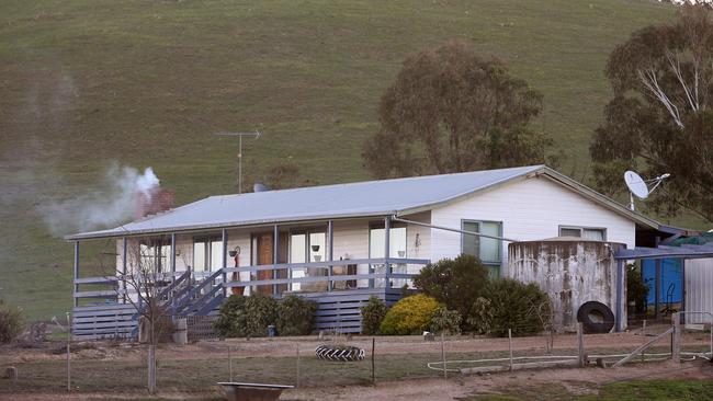 The farmhouse in Bonnie Doon, which Tony Mokbel stayed in for more than six months prior to leaving Australia.