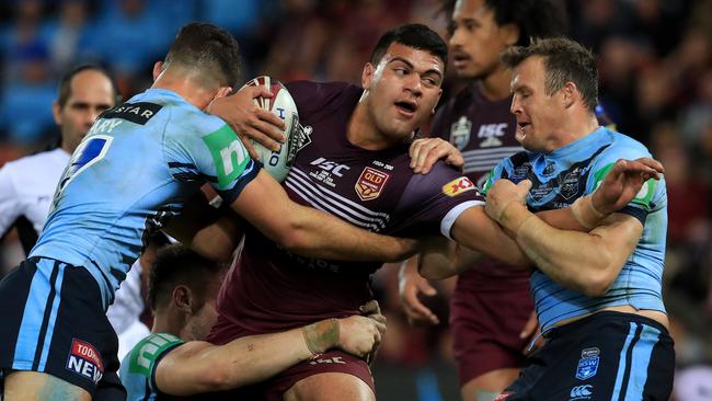 Star recruit David Fifita will get the call up for the Maroons as the Titans lose several players. Picture: Adam Head