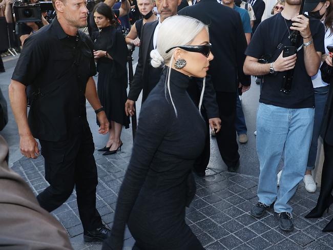 She caused a stir in Paris during couture fashion week. Picture: Getty Images For Balenciaga