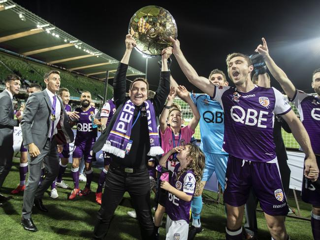 The entire Perth Glory squad has been stood down.