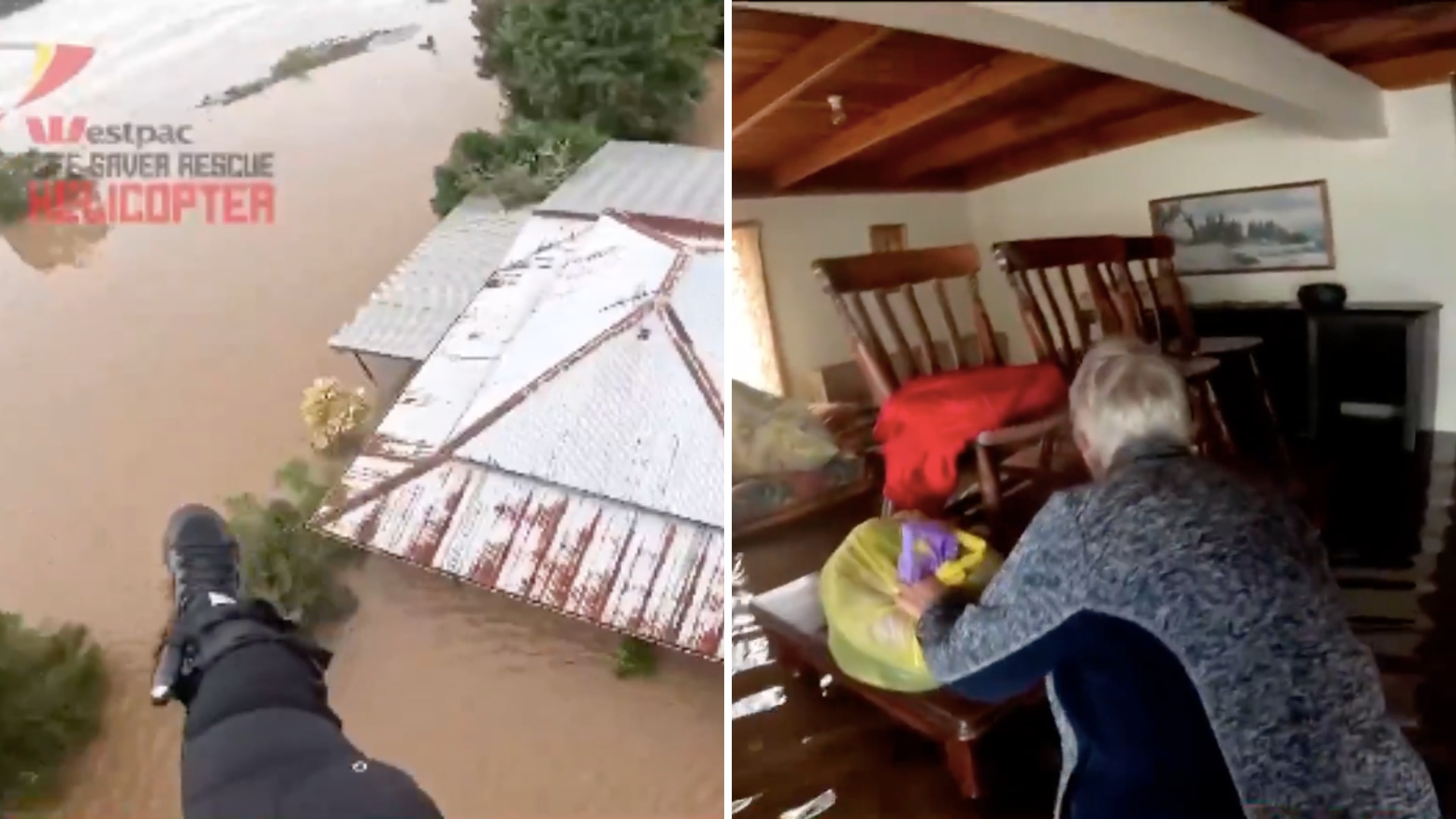 Dramatic footage of flood rescue in Mid North Coast emerges