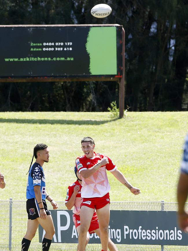 Corey Hughes from Malta. Under 18 Boys Malta v Maori Harmony Nines Rugby League. Picture: John Appleyard