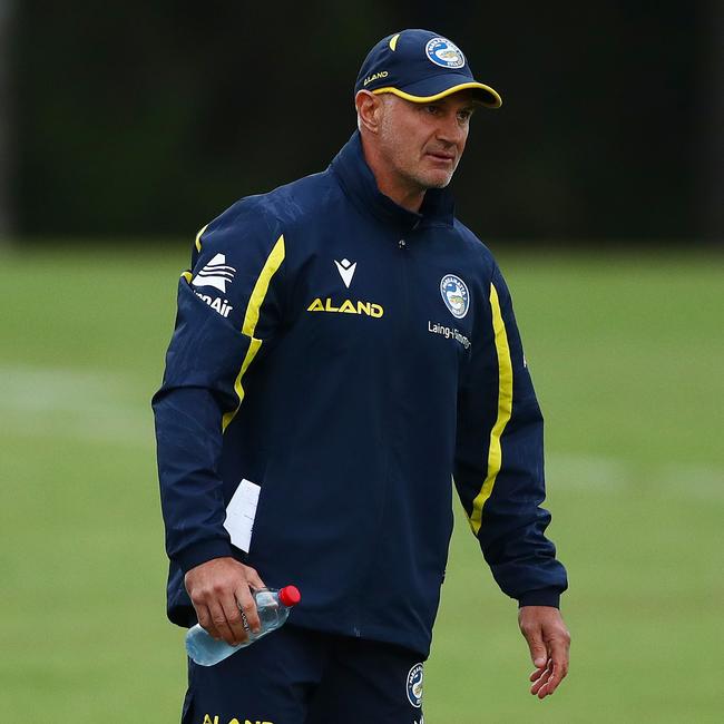 The defeat will only exacerbate speculation over the future of Eels coach Brad Arthur. Picture: Mark Metcalfe/Getty Images