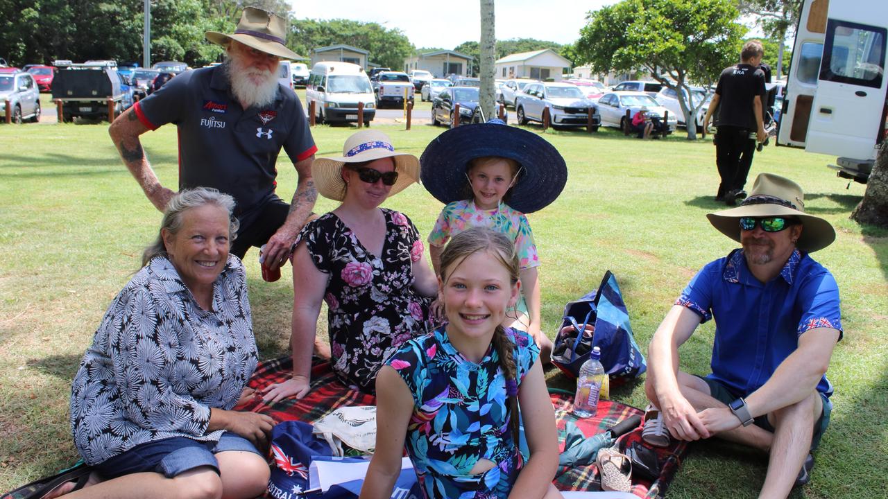 Allan, Ally, Soph, Sarah, Nan and Pop enjoyed the Bundaberg Great Australian Bites festival on Australia Day 2024.