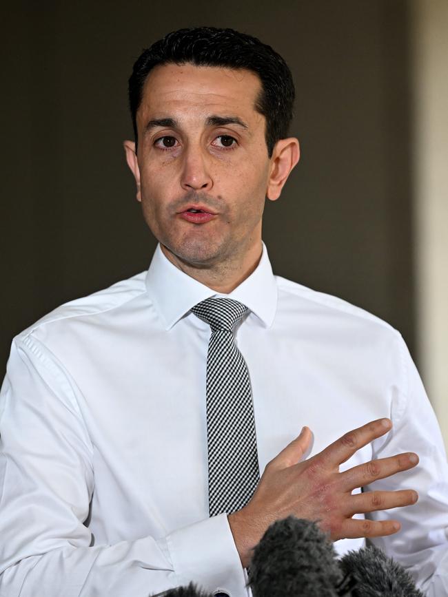 Queensland Leader of the Opposition David Crisafulli. Picture: NCA NewsWire / Dan Peled