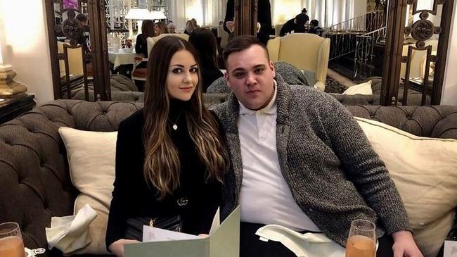 Sienna Keera with her partner George when they first met. Picture: Supplied.