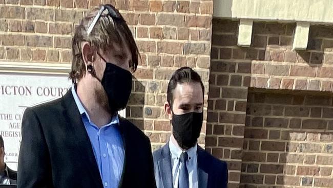 Christopher David Armstrong (left) was sentenced at Picton Local Court on June 22 after pleading guilty to driving 160km/h in a 80km/h zone. He was convicted and placed on a community corrections order for 12 months. Picture: Annie Lewis