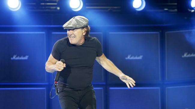 Unemployed: Brian Johnson, 68, has left AC/DC after 36 years of service. Picture Simon Cross