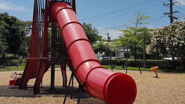 Police were called to Central Park, known as Rocket Park, in Hawthorn. Picture: AAP/Sue Graham