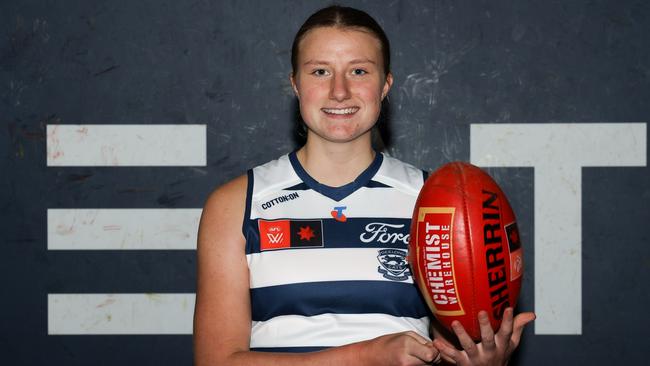 Geelong AFLW draftee Chantal Mason. Picture: Brad McGee/ Geelong Cats