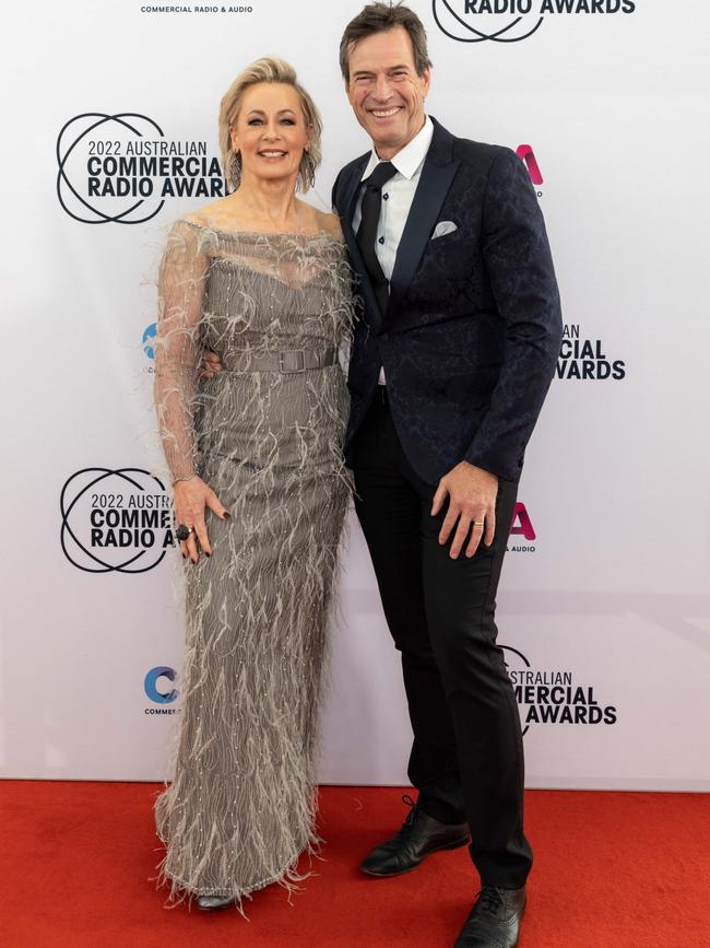 Amanda Keller and Brendan Jones at the ICC Sydney for this year’s ACRAs. Picture: Supplied/ACRA