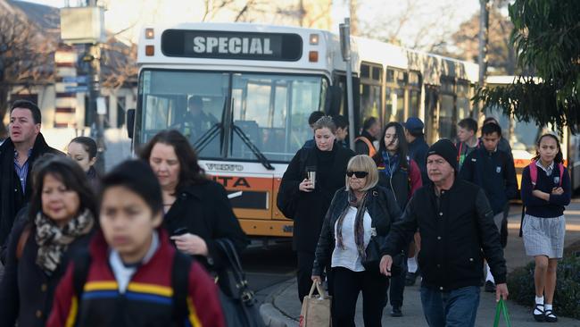 Bus replacements will more than double some peak hour commutes. Picture: Nicole Garmston