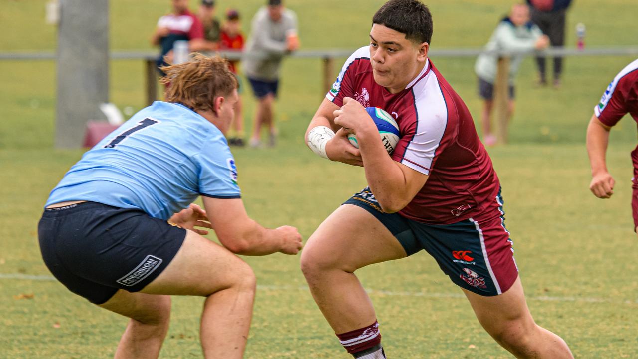 The NSW Waratahs against the Reds in the Super Rugby U16s: Photos: Reds Media.