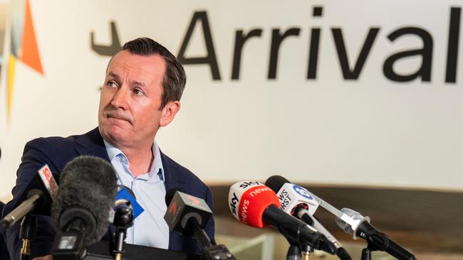 Mr McGowan has maintained throughout the pandemic he will take whatever tough measures are needed to protect West Australians. Picture: NCA NewsWire/Tony McDonough