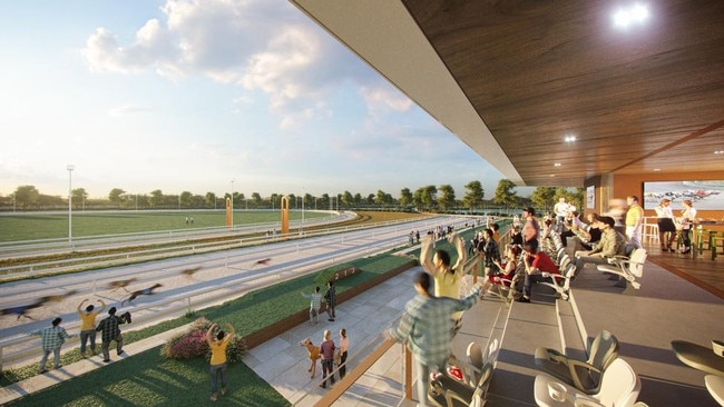 The Q is Queensland Racing’s newest greyhound track, which is set to open in Ipswich next year. Picture: Queensland Racing