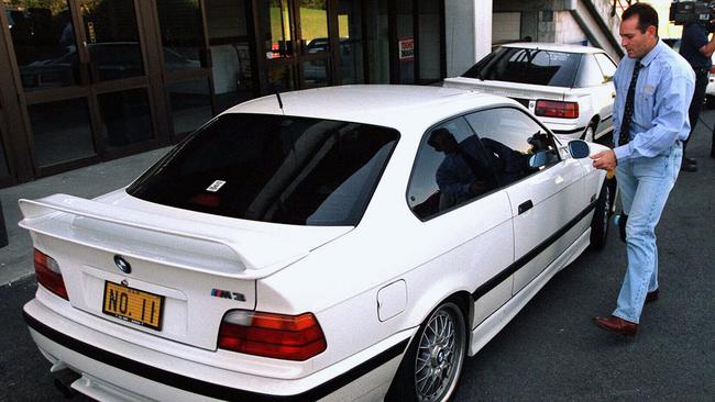 Campo’s BMW with No.11 number plates.