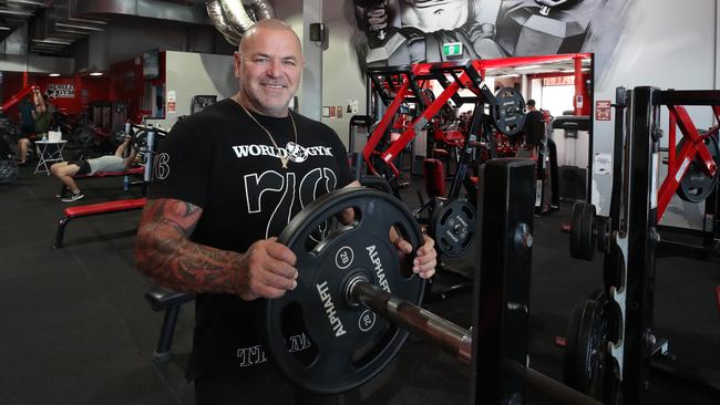 World Gym Gold Coast director Jon Davie at the Burleigh centre. Picture: Glenn Hampson