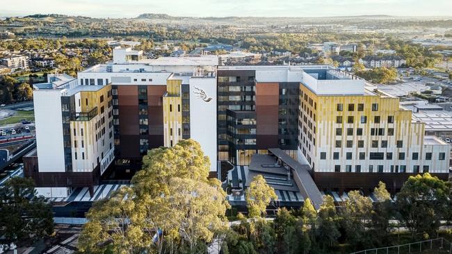 Campbelltown Hospital $632m redevelopment was completed in mid-2024. Picture: Brett Boardman