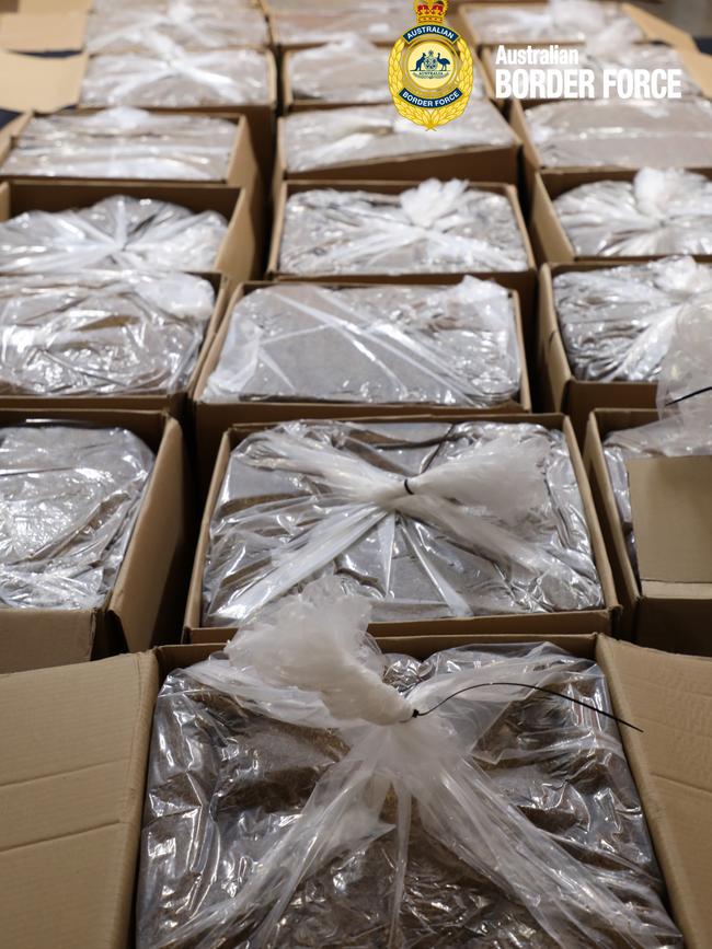 Authorities seized $13.5 million worth of vapes, tobacco, firearms, and cash. Picture: Supplied
