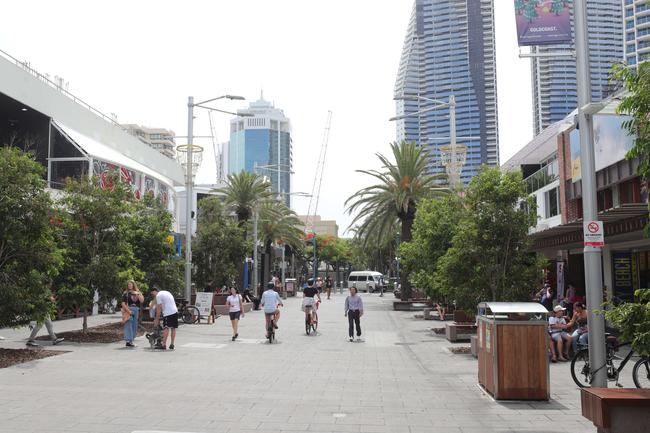 Cavill Mall Surfers Paradise 2020. Picture Glenn Hampson