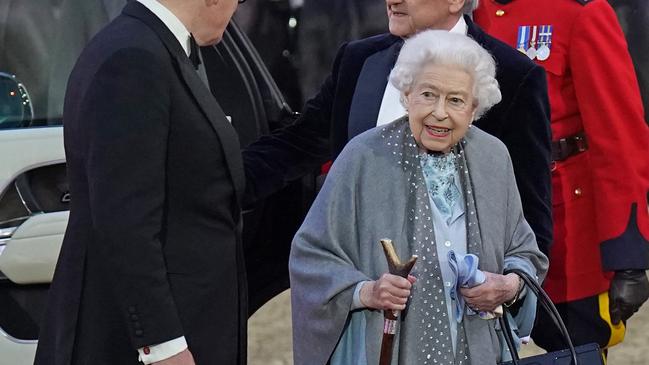 Queen Elizabeth II arrives for the A Gallop Through History Platinum Jubilee celebration at the Royal Windsor Horse Show at Windsor Castle. Picture: Steve Parsons