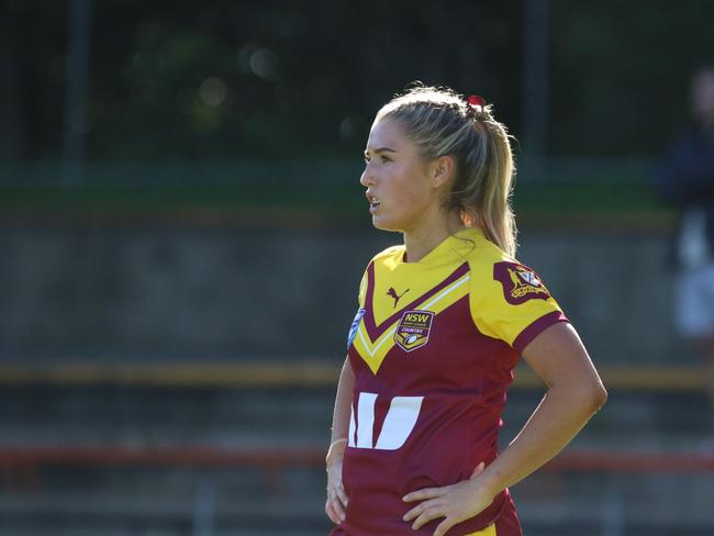 Evie Mc GrathPicture: Warren Gannon Photography. City vs Country - U19 Girls at Leichhardt Oval, 19 May 2024