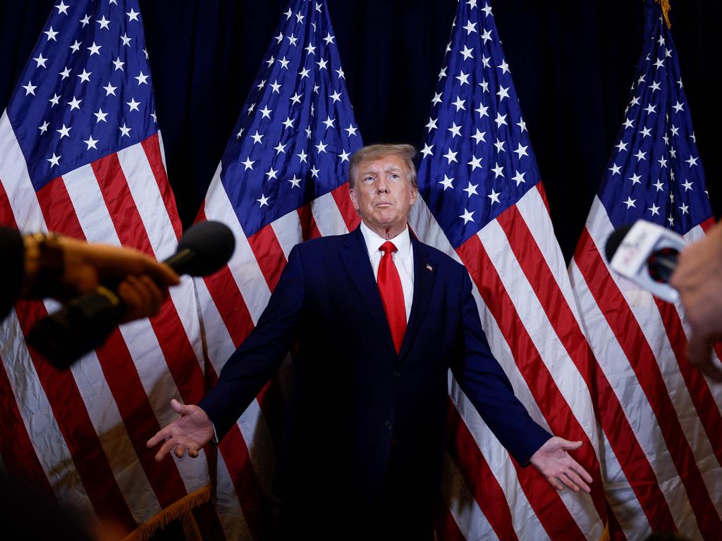 Former US President Donald Trump has said he expects to be arrested on Tuesday and has called for supporters to protest on his behalf. Picture: AFP