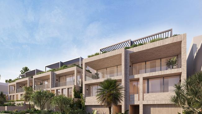 Luxury self-contained homes 20 metres from Bronte Beach to be developed by Fortis. Image: Fortis.